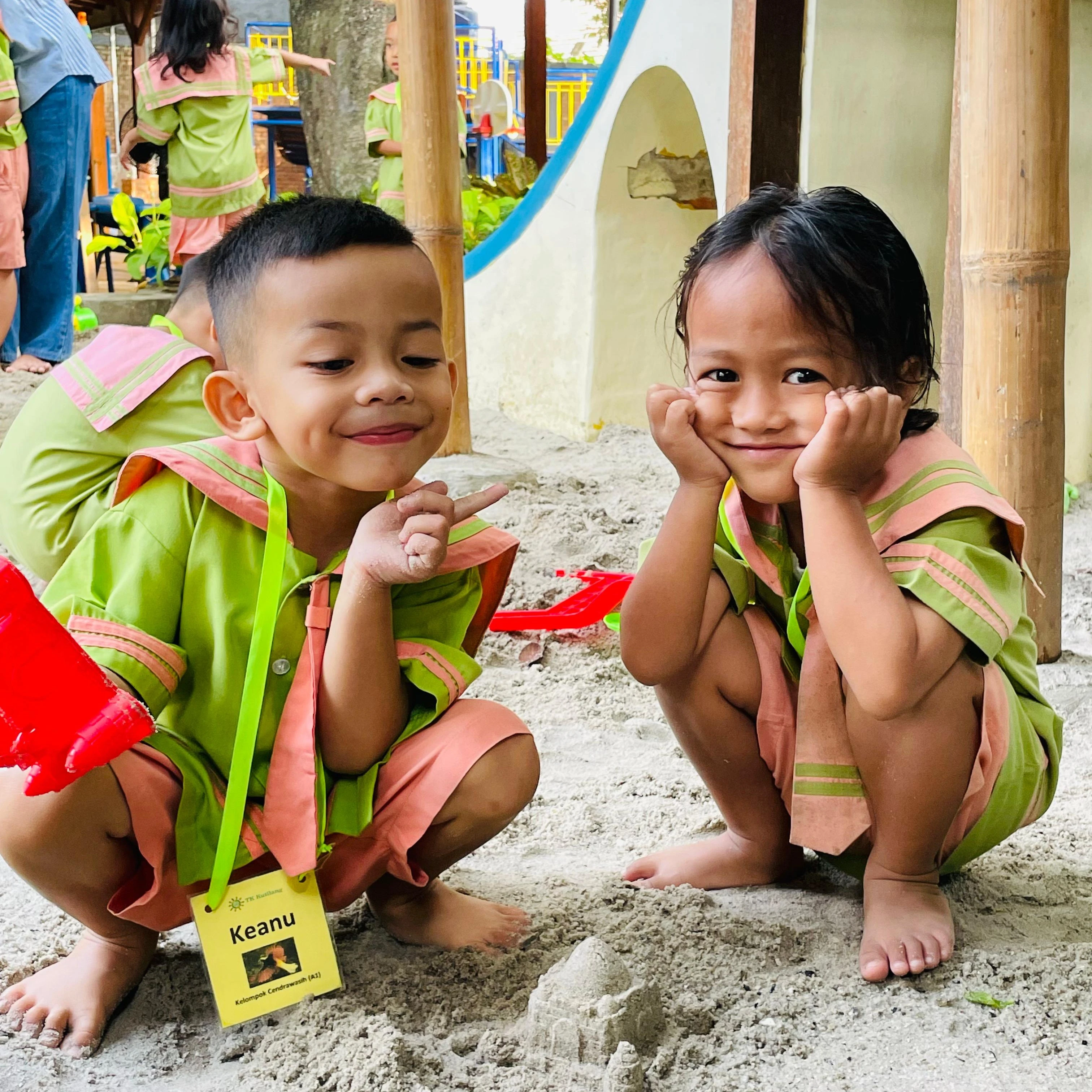 Ekspresi anak TK Kutilang