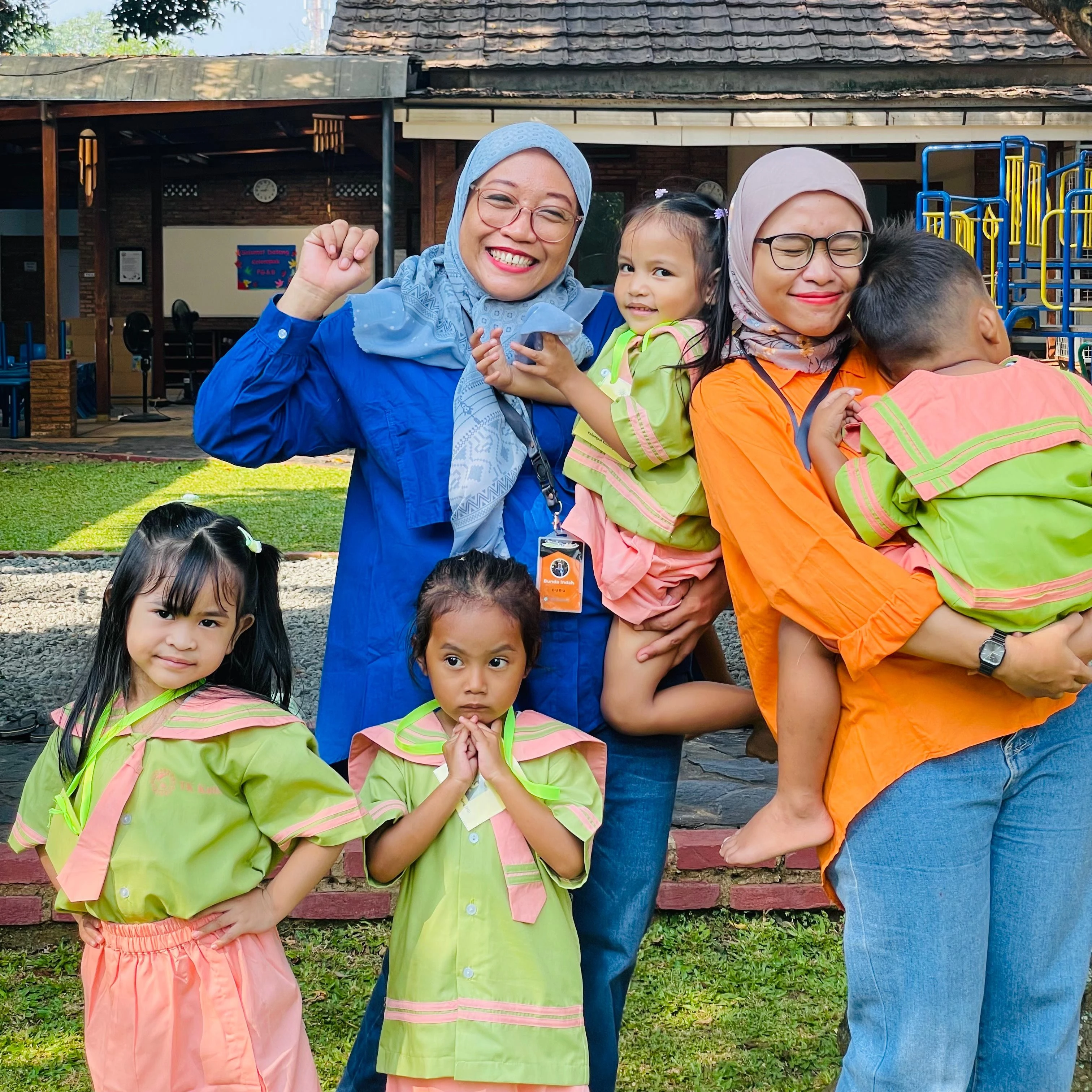 Ekspresi anak TK Kutilang