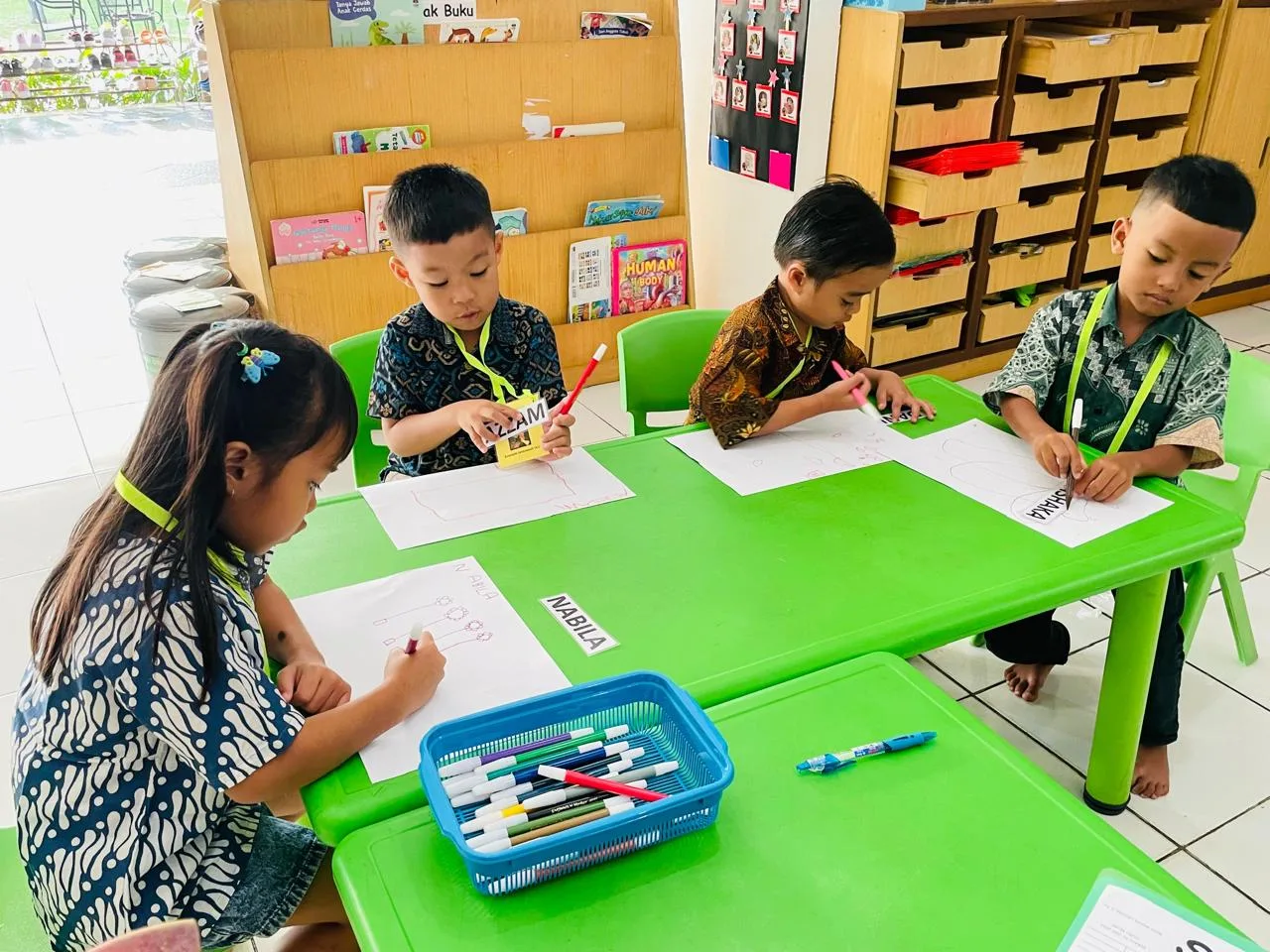 Suasana kegiatan di Sentra Persiapan