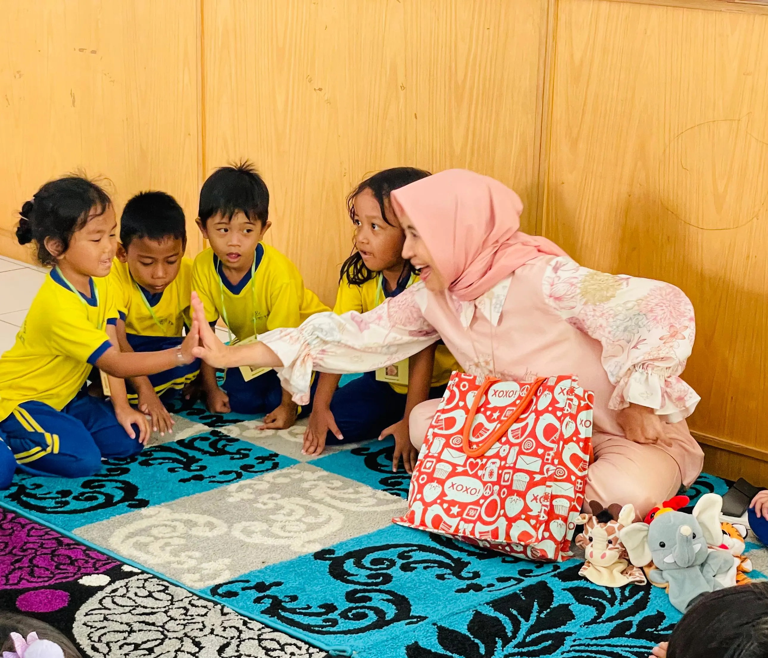 Suasana kegiatan storytelling